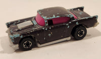 1991 Hot Wheels Convertables Shiftin 50’s '57 Chevy Black Teal Die Cast Toy Car Vehicle