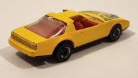 1991 Hot Wheels '80s Firebird Yellow Die Cast Toy Car Vehicle