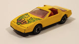 1991 Hot Wheels '80s Firebird Yellow Die Cast Toy Car Vehicle