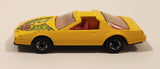 1991 Hot Wheels '80s Firebird Yellow Die Cast Toy Car Vehicle