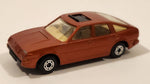 Vintage 1982 Lesney Matchbox No. 8 Rover 3500 Dark Orange Bronze Die Cast Toy Car Vehicle with Opening Sun Roof