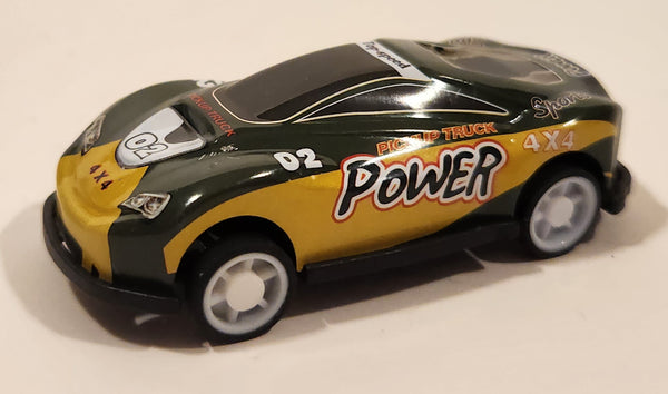 Power Top Speed Pull Back Friction Plastic Toy Car Vehicle