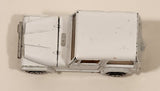 Vintage Jeep CJ-7 White Die Cast Toy Car Vehicle with Opening Hood Made in Hong Kong