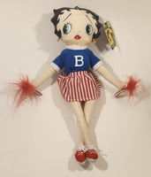 2002 Kellytoy Betty Boop Cheerleader Betty 17" Stuffed Toy Doll with Tag