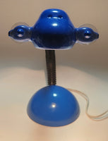 Jet Airplane Blue Ceramic Gooseneck Table Lamp