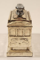 Rare Vintage San Francisco Municipal Railway Powell & Mason Sts Cable Car Street Car Trolley Shaped Table Top Lighter