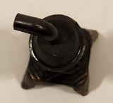 Vintage 1970s Pot Belly Stove Die Cast Metal Pencil Sharpener