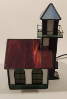 Church Chapel Building Shaped Stained Glass Lamp