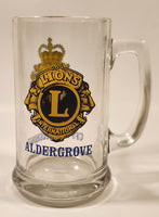 Lions Club International Canadian Forces CFS Aldergrove Loud and Clear Naval Radio Section 5 1/2" Glass Mug Cup