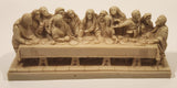 A. Giannetti The Last Supper 8 1/4" Long  Heavy Alabaster Like Resin Sculpture Ornament