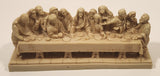 A. Giannetti The Last Supper 8 1/4" Long  Heavy Alabaster Like Resin Sculpture Ornament