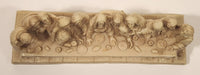 A. Giannetti The Last Supper 8 1/4" Long  Heavy Alabaster Like Resin Sculpture Ornament