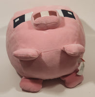 2022 Mattel Mojang Minecraft Pink Pig 10" Toy Stuffed Plush Character