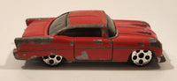 2001 McDonald's Hot Wheels 2K57 Glow Rider Red Die Cast Toy Car Vehicle