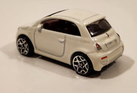 2014 Hot Wheels HW City: Night Burnerz Fiat 500 White Die Cast Toy Car Vehicle