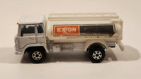 Vintage Yatming White Exxon Semi Oil Gasoline Tanker Truck Die Cast Toy Car Vehicle