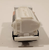 Vintage Yatming White Exxon Semi Oil Gasoline Tanker Truck Die Cast Toy Car Vehicle