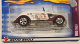 2002 Hot Wheels Trump Cars 1933 Ford White Die Cast Toy Car Vehicle New in Package