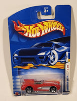 2002 Hot Wheels Corvette SR-2 Red Die Cast Toy Car Vehicle New in Package