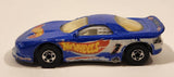 1993 Hot Wheels '93 Camaro Blue Die Cast Toy Car Vehicle