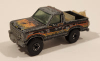 1982 Hot Wheels Ford Bronco Black Die Cast Toy Car SUV Vehicle BW Hong Kong