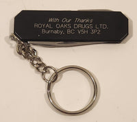 Royal Oaks Drugs Ltd Burnaby BC With Our Thanks Multi Tool Pocket Knife Metal Keychain