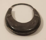 Vintage Ornate Hoop Shaped Silver Earring Hoop SINGLE