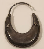 Vintage Ornate Hoop Shaped Silver Earring Hoop SINGLE