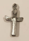 Vintage Aboriginal Native Eagle Totem Pole Sterling Silver Pendant