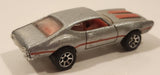 1995 Hot Wheels '60's Muscle Cars Olds 442 W-30 Silver Die Cast Toy Car Vehicle