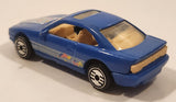 1991 Hot Wheels BMW 850i Blue Die Cast Toy Car Vehicle