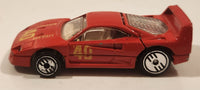 1989 Hot Wheels Ferrari F40 Red Die Cast Toy Car Vehicle Opening Rear Mount Engine UH