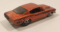 2008 Hot Wheels Team: Muscle Mania '71 Hemi Cuda Metalflake Orange Die Cast Toy Car Vehicle