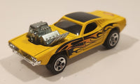 2001 Hot Wheels Rodger Dodger Yellow Die Cast Toy Car Vehicle