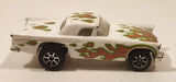 1996 Hot Wheels Flamethrower '57 T-Bird White Die Cast Toy Car Vehicle