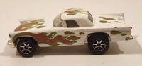 1996 Hot Wheels Flamethrower '57 T-Bird White Die Cast Toy Car Vehicle