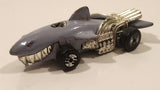 1987 Hot Wheels Speed Demons Sharkruiser Grey Die Cast Toy Car Shark Shaped Vehicle - UH