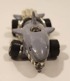 1987 Hot Wheels Speed Demons Sharkruiser Grey Die Cast Toy Car Shark Shaped Vehicle - UH