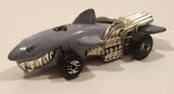 1987 Hot Wheels Speed Demons Sharkruiser Grey Die Cast Toy Car Shark Shaped Vehicle - UH