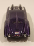 2001 Hot Wheels Evil Twin Dark Metalflake Purple Die Cast Toy Car Vehicle