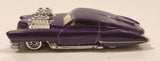 2001 Hot Wheels Evil Twin Dark Metalflake Purple Die Cast Toy Car Vehicle