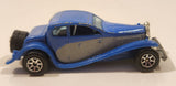 1995 Hot Wheels '37 Bugatti Blue Die Cast Toy Car Vehicle