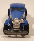 1995 Hot Wheels '37 Bugatti Blue Die Cast Toy Car Vehicle