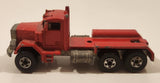 1989 Hot Wheels Peterbilt Dump Truck Semi Rig Red Die Cast Toy Car Vehicle - BW Malaysia