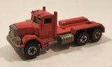 1989 Hot Wheels Peterbilt Dump Truck Semi Rig Red Die Cast Toy Car Vehicle - BW Malaysia