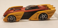 2001 Hot Wheels First Editions Shredster Orange and Dark Yellow Die Cast Toy Car Vehicle