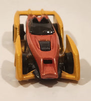 2001 Hot Wheels First Editions Shredster Orange and Dark Yellow Die Cast Toy Car Vehicle