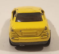 1998 Hot Wheels Mercedes SLK Yellow Die Cast Toy Car Vehicle