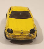 1998 Hot Wheels Mercedes SLK Yellow Die Cast Toy Car Vehicle