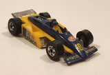 1989 Hot Wheels Thunderstreak Formula Fever Yellow and Blue Die Cast Toy Race Car Vehicle